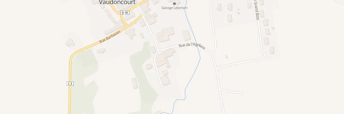 Plan du 8 Rue de l’Agréant à Vaudoncourt