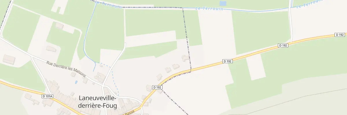 Plan du 58B Rue Basse à Laneuveville-derrière-Foug