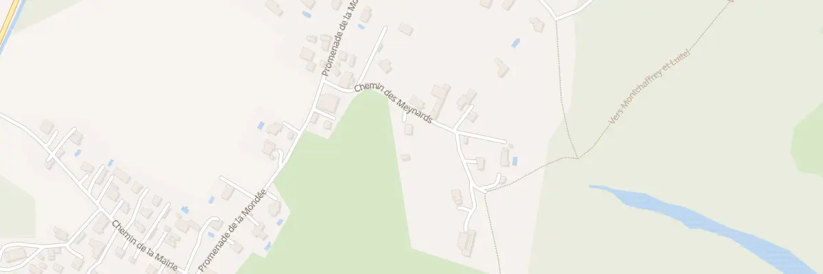 Plan du 118 Che des Meynards à Vaulnaveys-le-Bas
