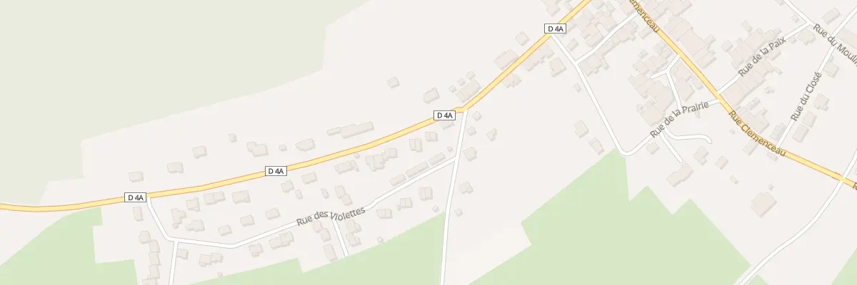 Plan du 25 Rue du Lt Clerc à Allamps
