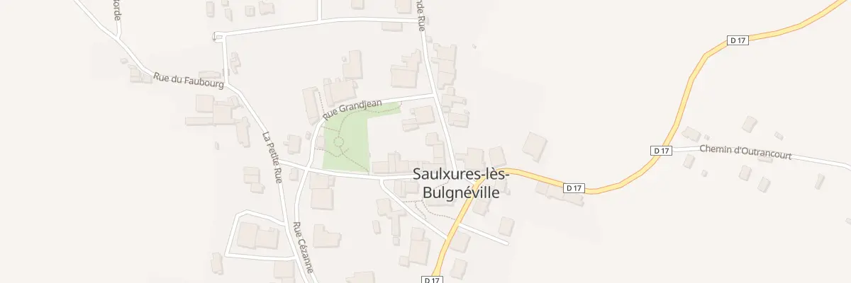 Plan du 5 Rue Grande Rue à Saulxures-lès-Bulgnéville