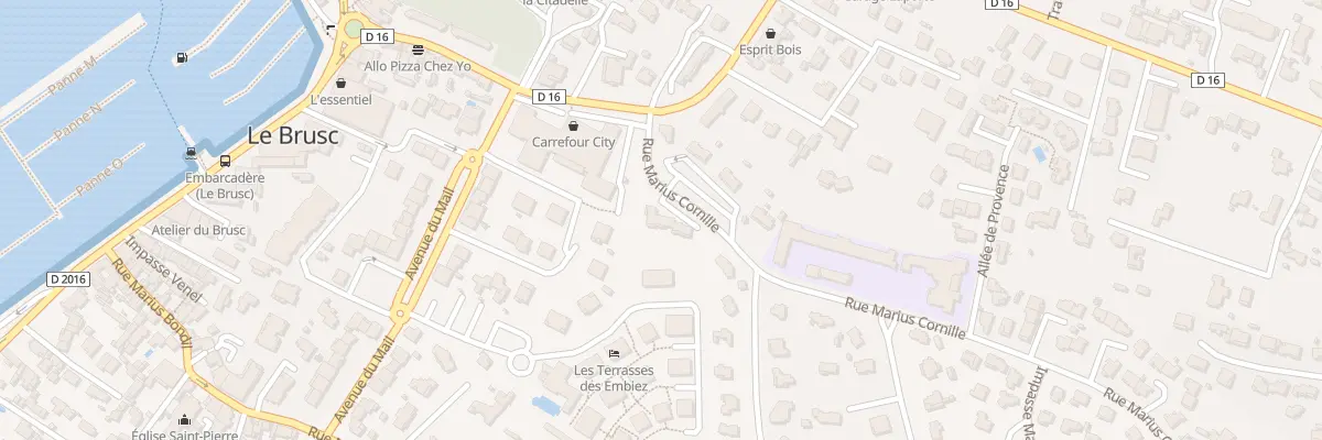 Plan du 58 Rue Marius Cornille à Six-Fours-les-Plages