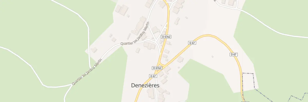 Plan du 1 Qua sous le Tilleul à Denezières
