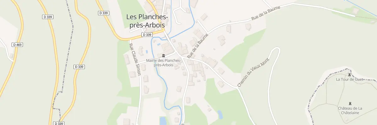 Plan du 2 Rue du Vieux Mont aux Planches-près-Arbois