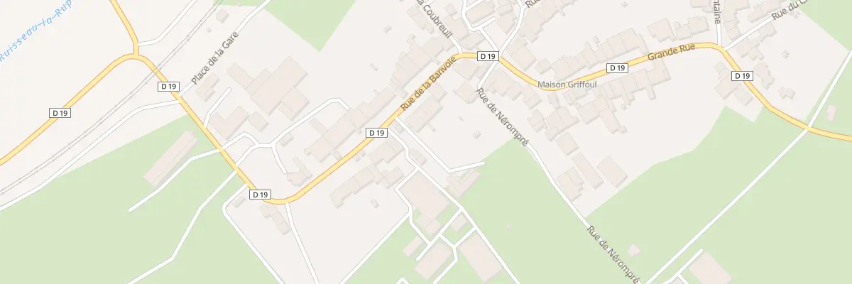 Plan du 7 Rue de la Banvoie à Punerot