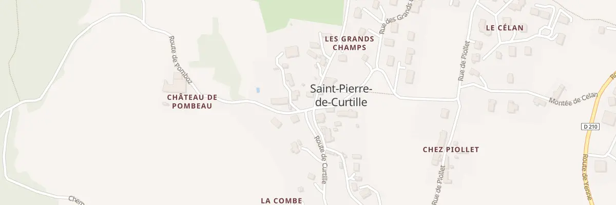 Plan du 279 Rte du Mollard à Saint-Pierre-de-Curtille