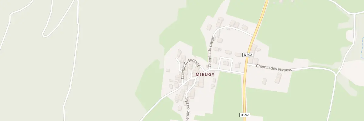 Plan du 68 Che de Fontany à Anglefort