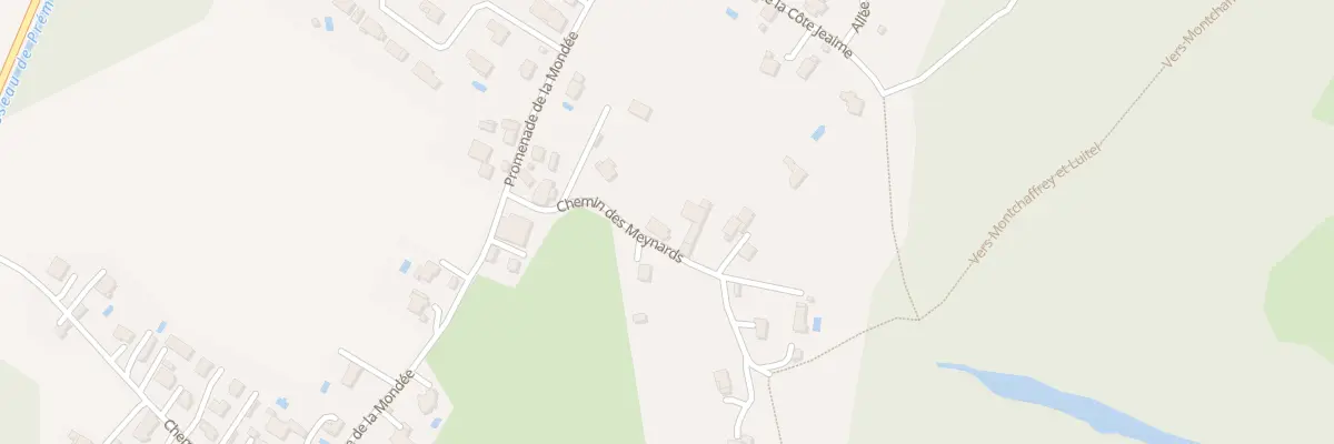 Plan du 137 Che des Meynards à Vaulnaveys-le-Bas