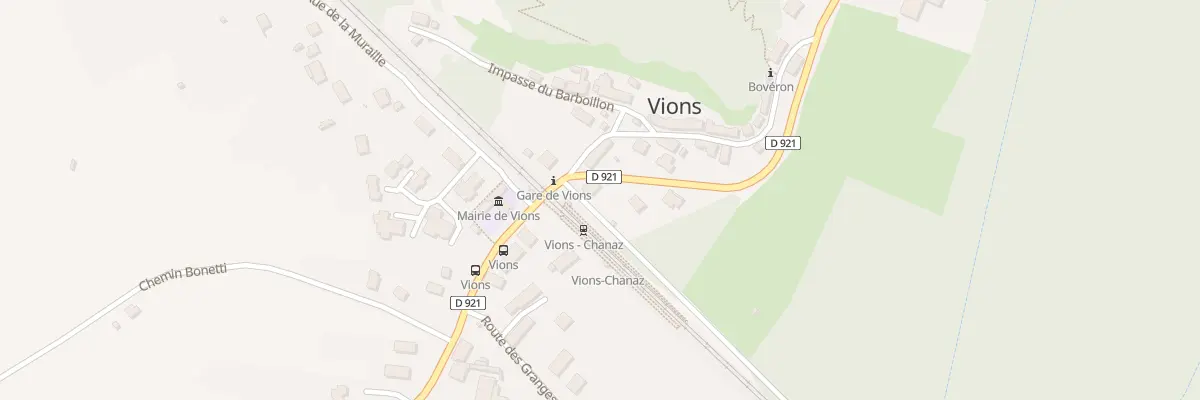 Plan du 50 Rte du Mollard à Vions