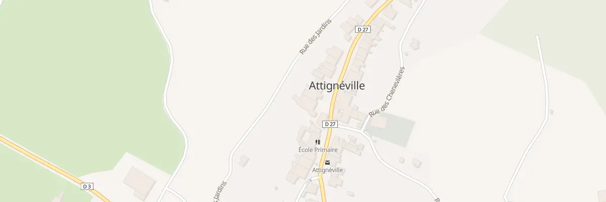 Plan du 261 Rue Claude le Lorrain à Attignéville