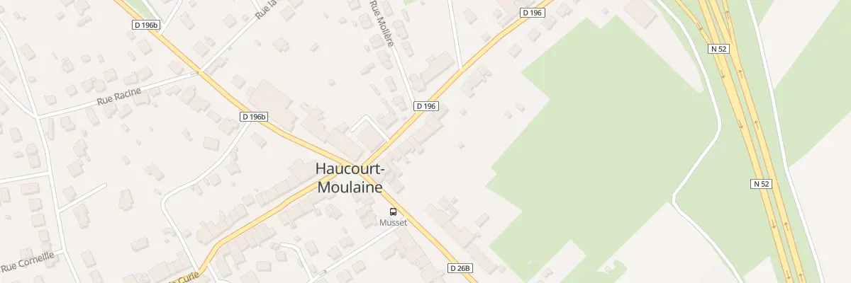 Plan du 14 Rue Alfred de Musset à Haucourt-Moulaine
