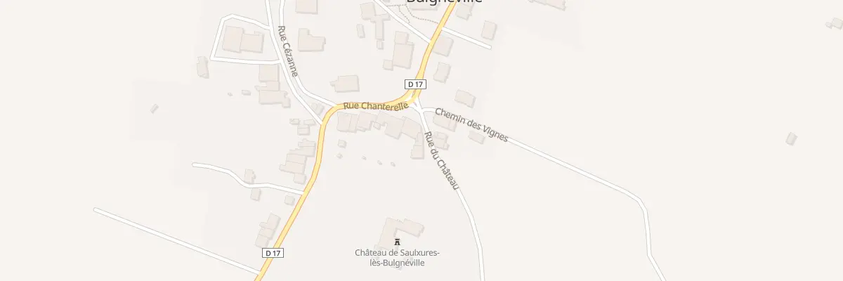 Plan du 2 Rue du Chateau à Saulxures-lès-Bulgnéville