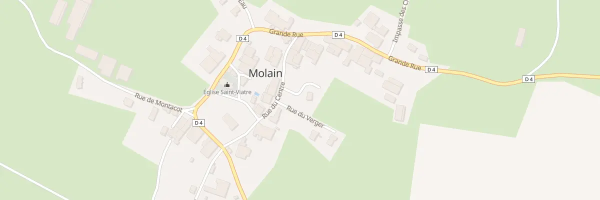 Plan du 1 Imp du Verger à Molain