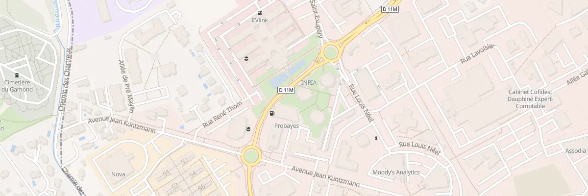 Plan du 92 Rue Louis Neel à Montbonnot-Saint-Martin