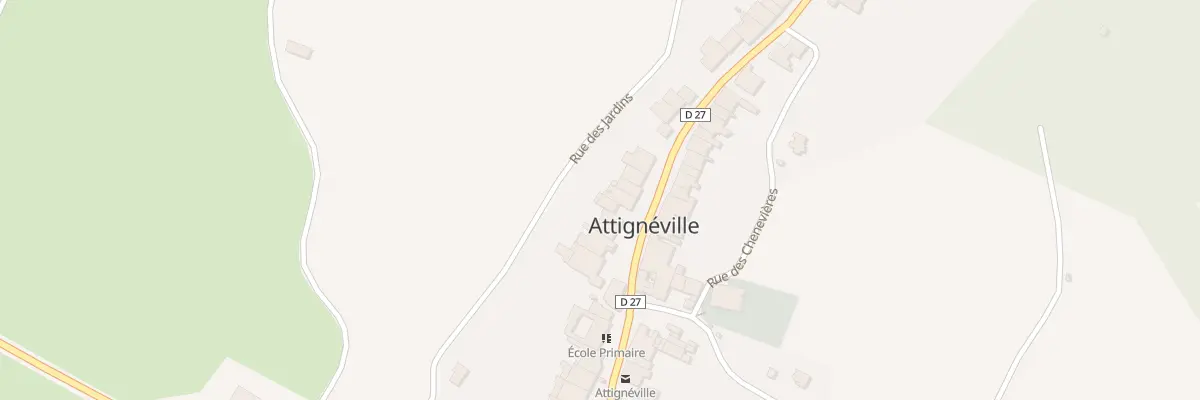 Plan du 305 Rue Claude le Lorrain à Attignéville