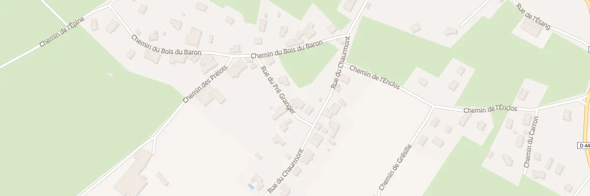 Plan du 7 Rue du Pré Granger à Fourg