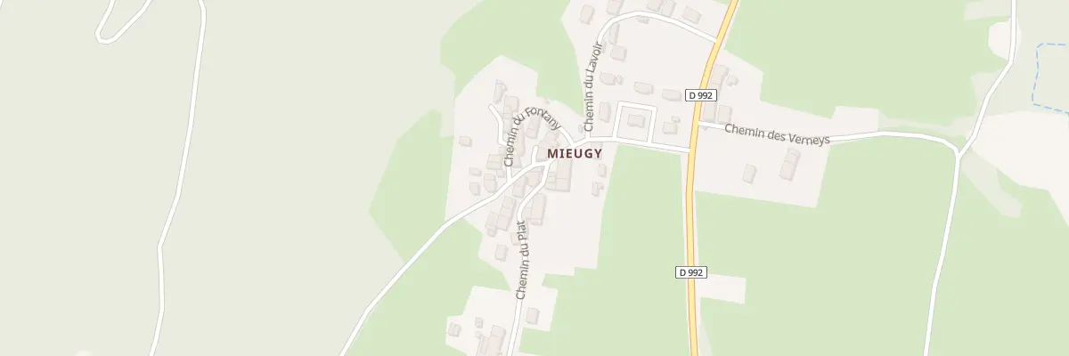 Plan du 30 Che du Plat à Anglefort