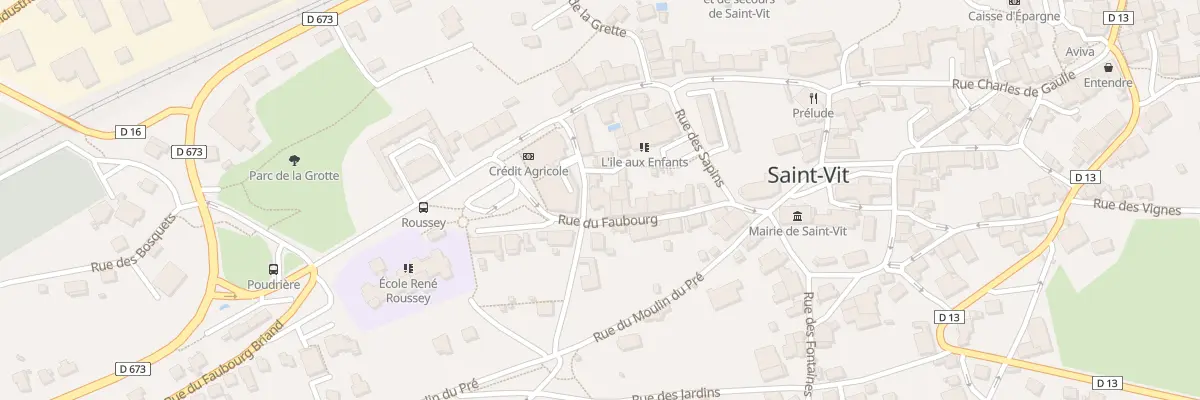 Plan du 4 Rue de la Poste à Saint-Vit