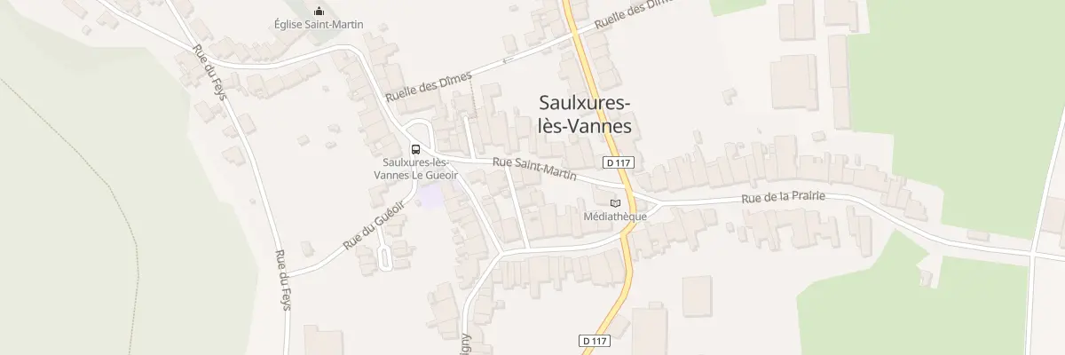 Plan du 5 Rue St Martin à Saulxures-lès-Vannes