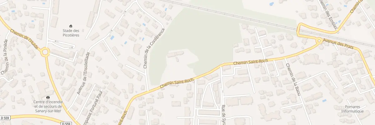 Plan du 359 Che Saint-Roch à Sanary-sur-Mer