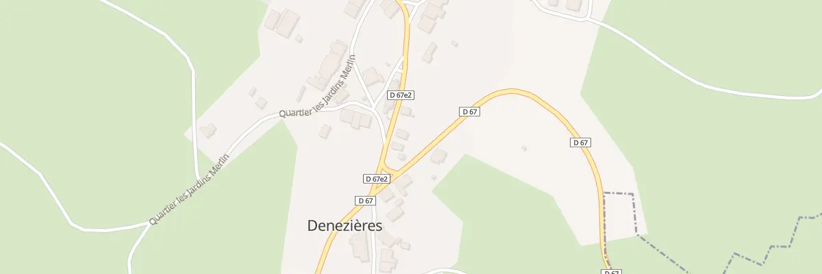 Plan du 4 Rte de la Grange aux Moines à Denezières
