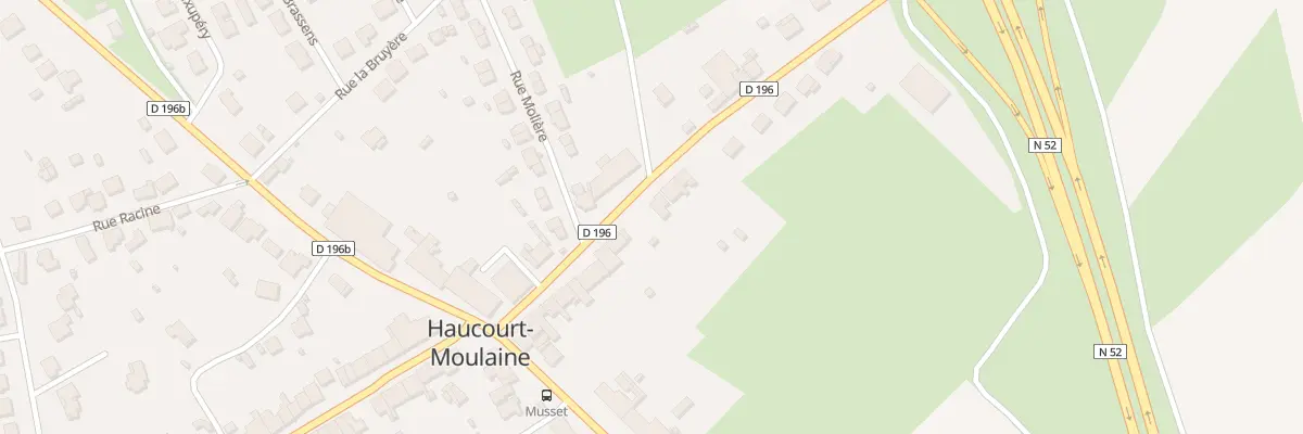 Plan du 20 Rue Alfred de Musset à Haucourt-Moulaine