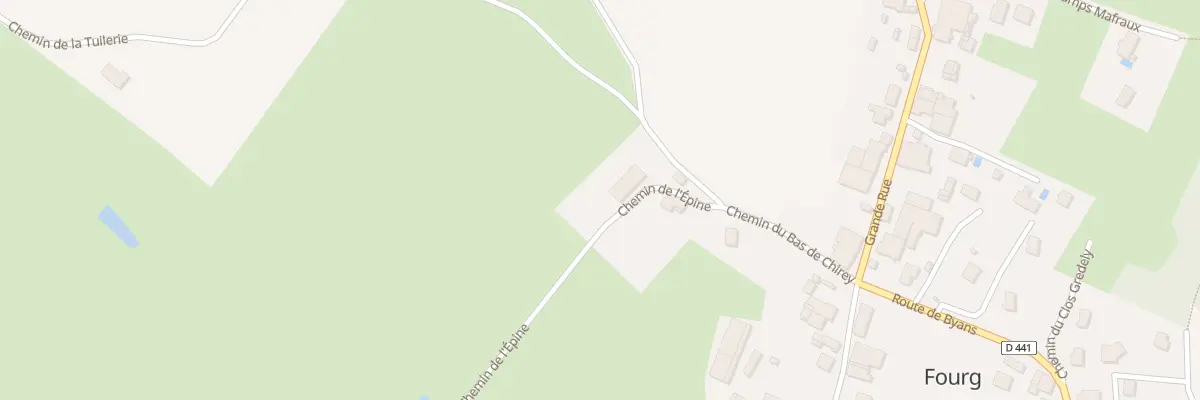 Plan du 5008 Che de l’Epine à Fourg