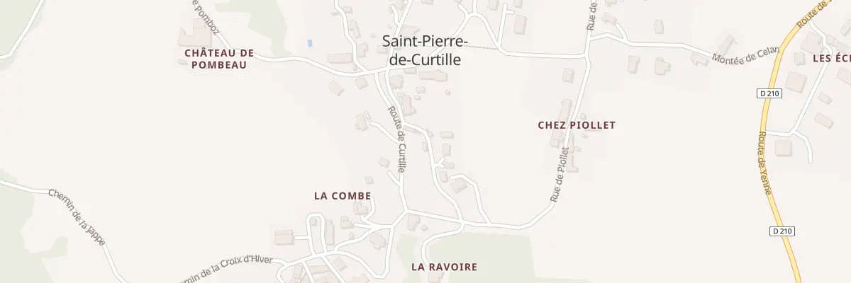 Plan du 131 Che de la Croix de Pierre à Saint-Pierre-de-Curtille