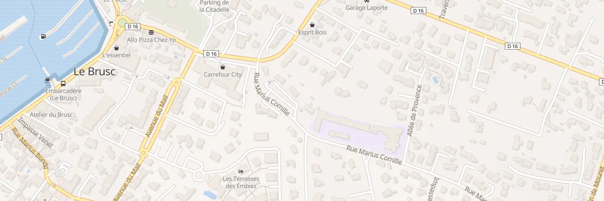 Plan du 65 Rue Marius Cornille à Six-Fours-les-Plages
