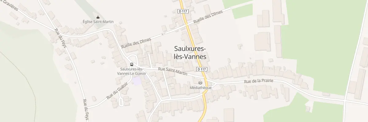 Plan du 6 Rue St Martin à Saulxures-lès-Vannes