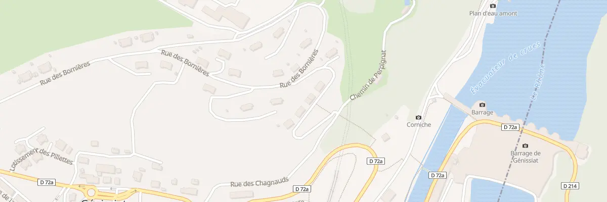 Plan du 6 Rue des Chagnauds à Injoux-Génissiat
