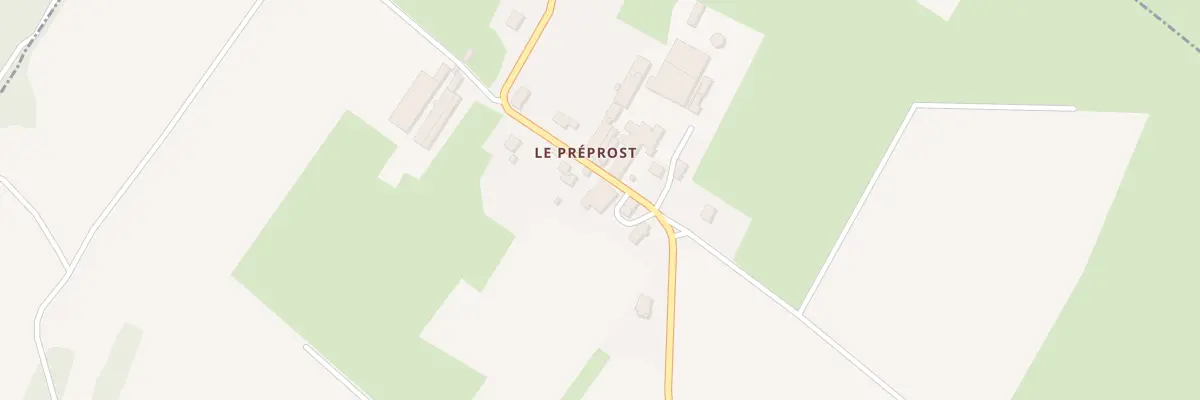 Plan du 5 Le Preprost à Fourg