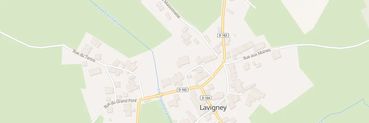 Plan du 4 Rue Franche à Lavigney