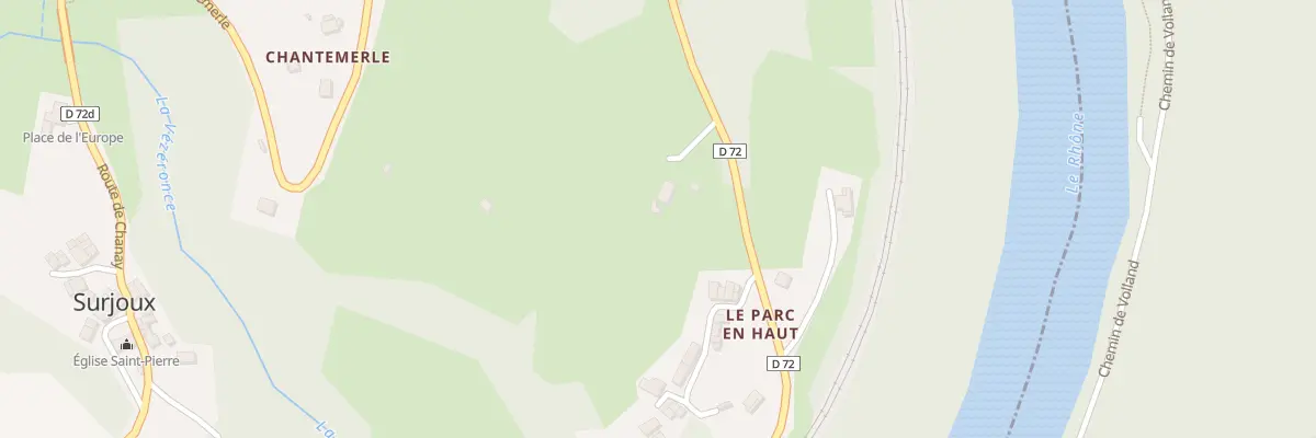 Plan du 4 Rte du Pain de Sucre à Surjoux-Lhopital
