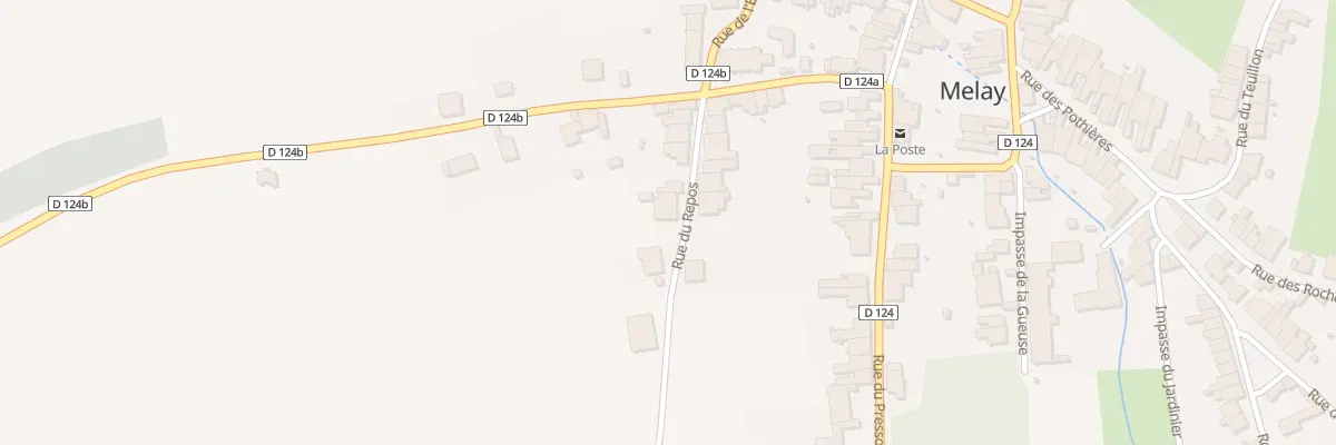 Plan du 8 Rue du Repos à Melay