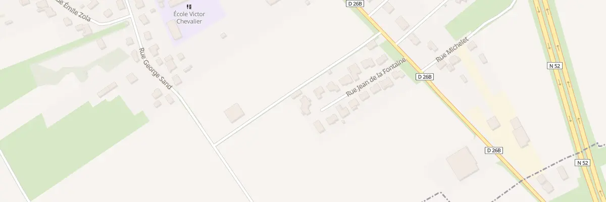 Plan du 13 Rue Jean de la Fontaine à Haucourt-Moulaine