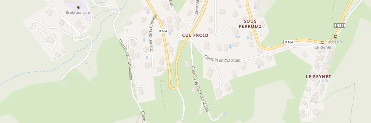 Plan du 26 Chem de Cul-froid le Bas à Venon