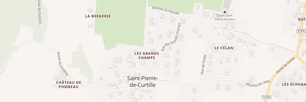 Plan du 47 Rue des Grands Champs à Saint-Pierre-de-Curtille