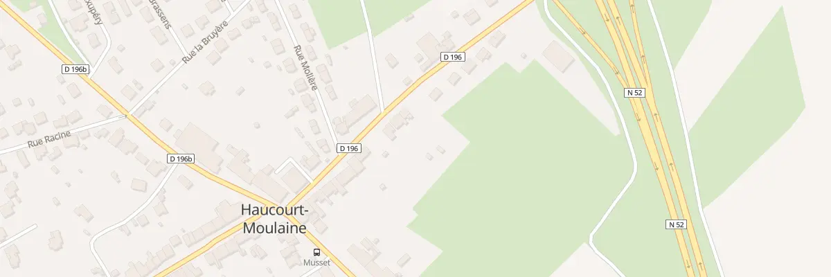 Plan du 22 Rue Alfred de Musset à Haucourt-Moulaine