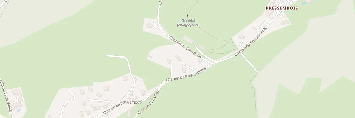 Plan du 533 Chem de Pressembois à Venon
