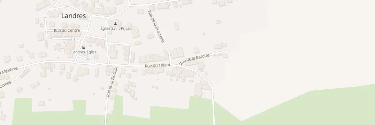 Plan du 23 Rue du Thiam à Landres