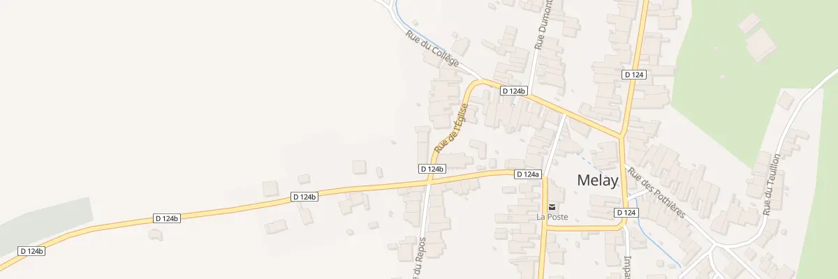 Plan du 3 Rue de l’Eglise à Melay