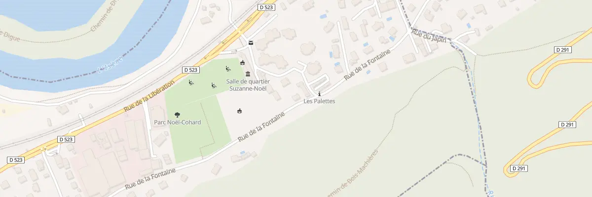 Plan du 55 Rue de la Fontaine à Gières