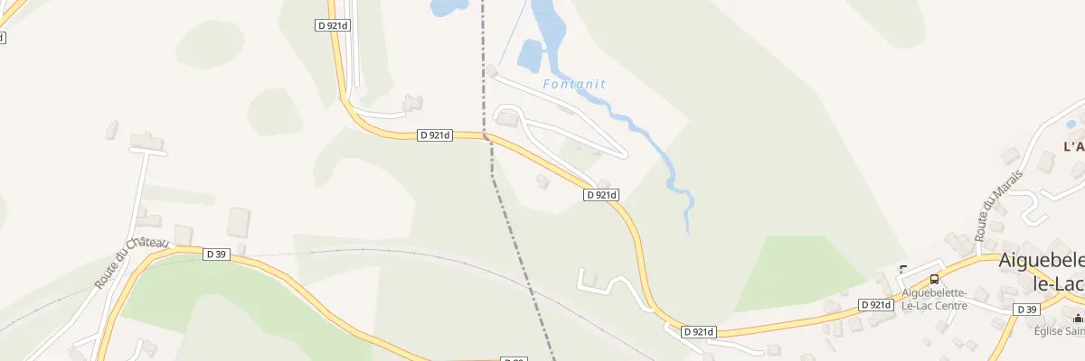 Plan du 589 Rte du Bourg à Aiguebelette-le-Lac