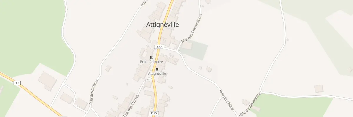 Plan du 32 Pl de l’Eglise à Attignéville