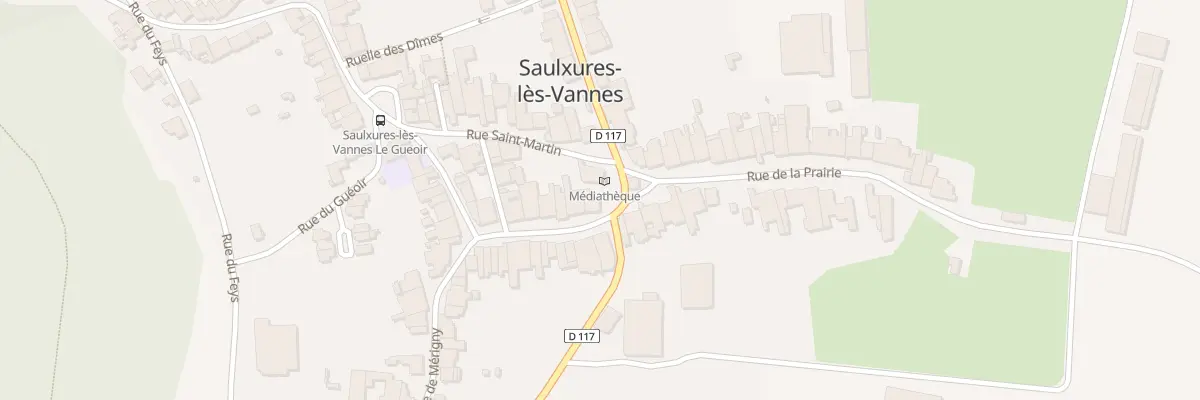 Plan du 2 Rue de Mérigny à Saulxures-lès-Vannes