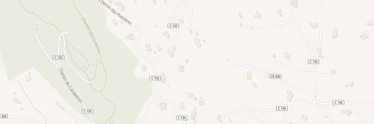 Plan du 940 Che de Maran au Beausset