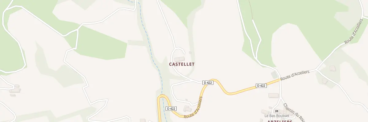 Plan du 2 Che du Castelet à Laragne-Montéglin