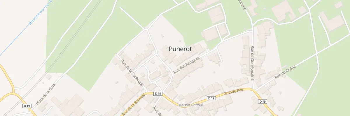 Plan du 3 Rue des Rempres à Punerot