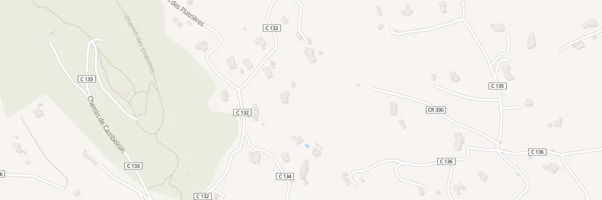 Plan du 821 Che de Maran au Beausset